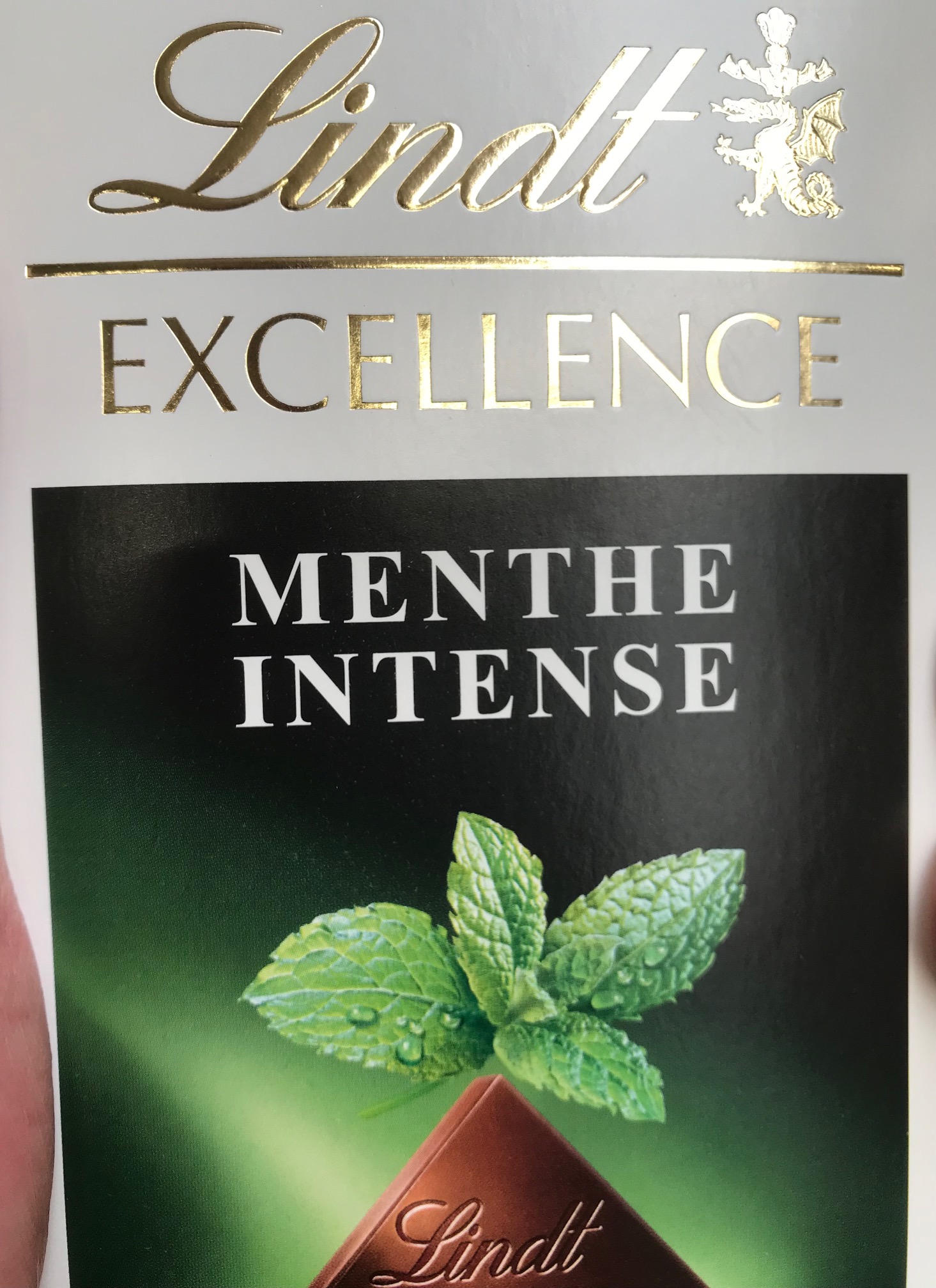 Tablette De Chocolat Noir Menthe Excellence Lindt Communaut Ma