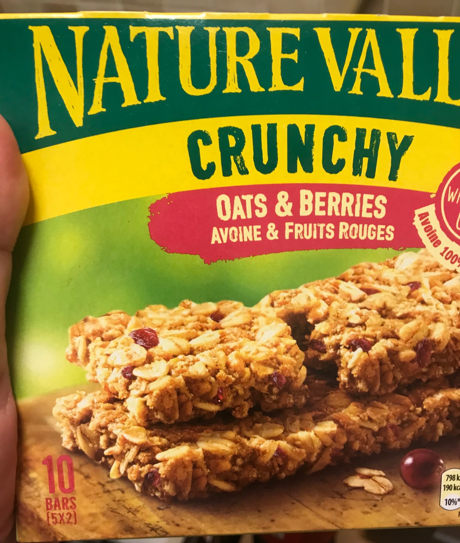 Barre De C R Ales Crunchy Avoine Et Fruits Rouges Nature Valley