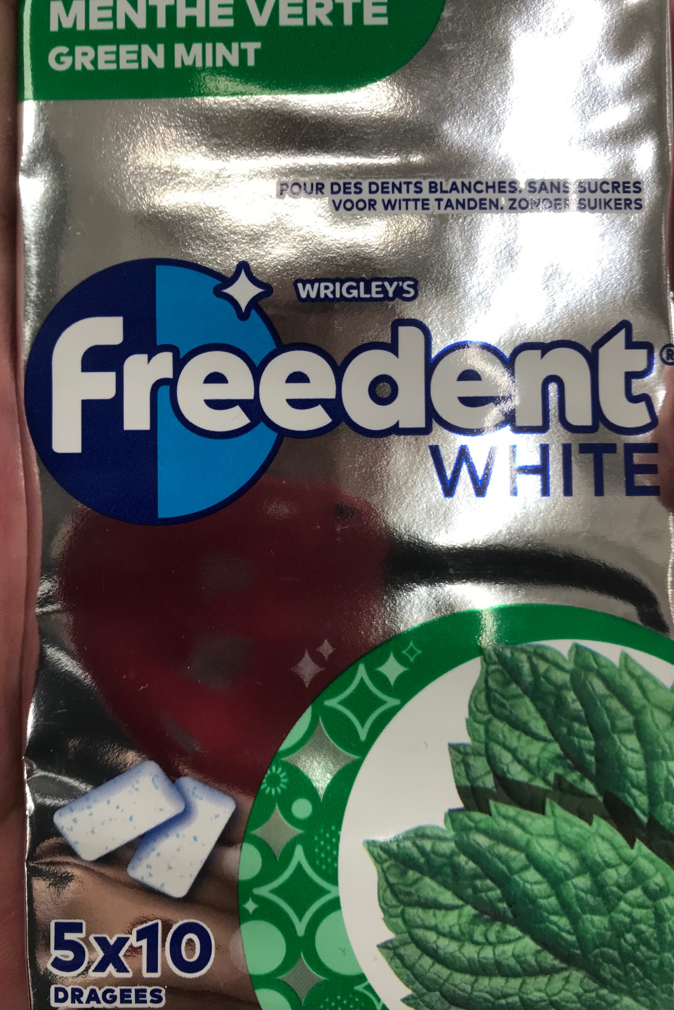 Chewing Gum Sans Sucres Menthe Verte Freedent White Communaut Ma