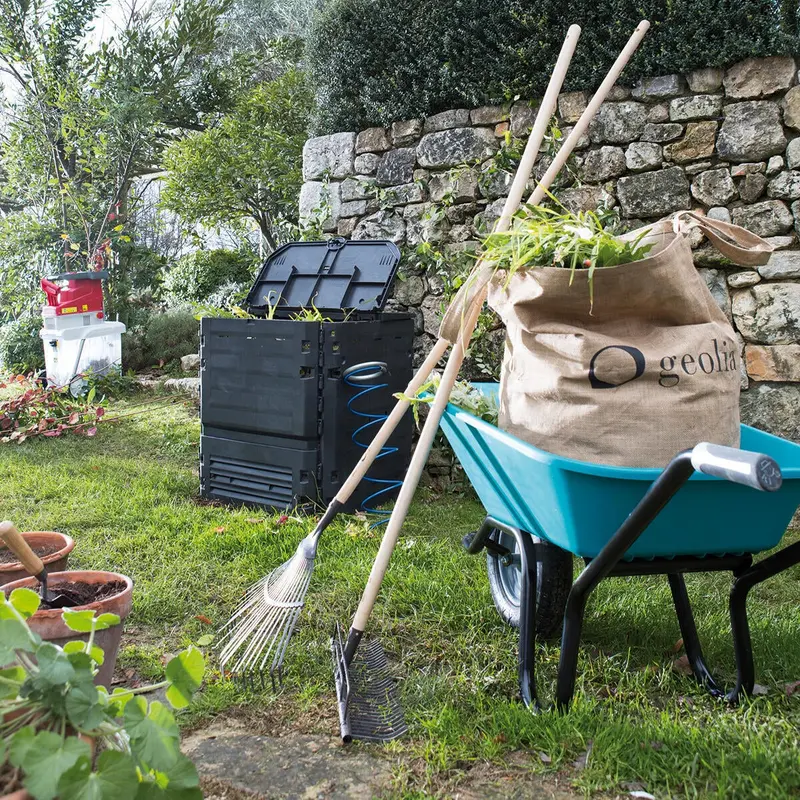 Organizer Per Attrezzi Da Giardino – Scaffale In Metallo A 2 Livelli – Capacità 50 Utensili – 65x29x69 Cm
