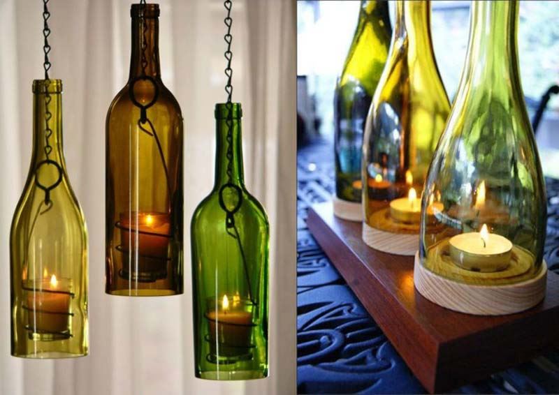 Creare una lampada con una bottiglia di vetro