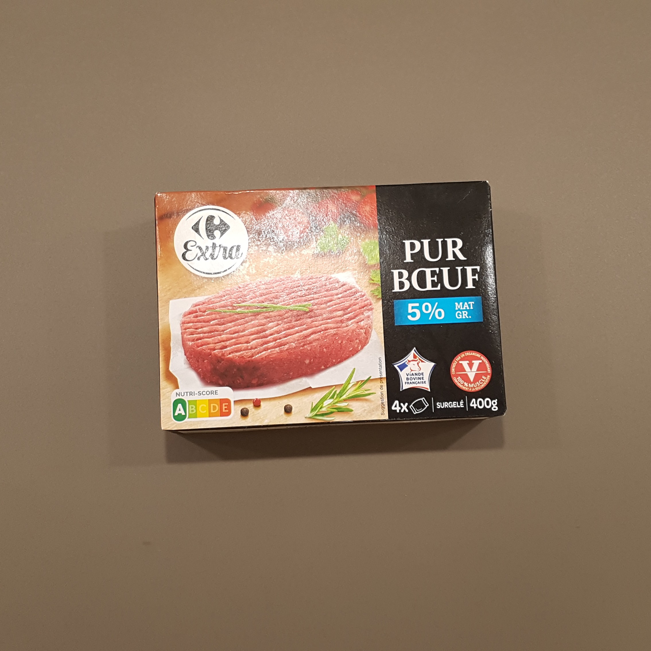 Les steaks hachés pur bœuf 5% Mg de Carrefour Extra | Communauté Ma ...