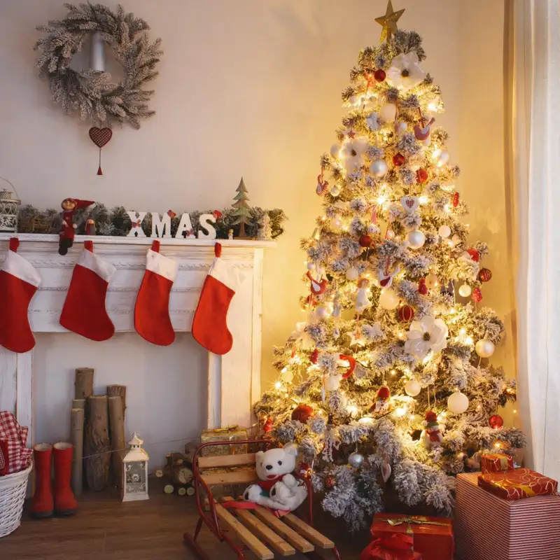 Giardino Decorazione Media Natale Calze Regalo e Trattare Appendere Calze per Natale Albero 3 Pezzi Calze di Natale Casa 
