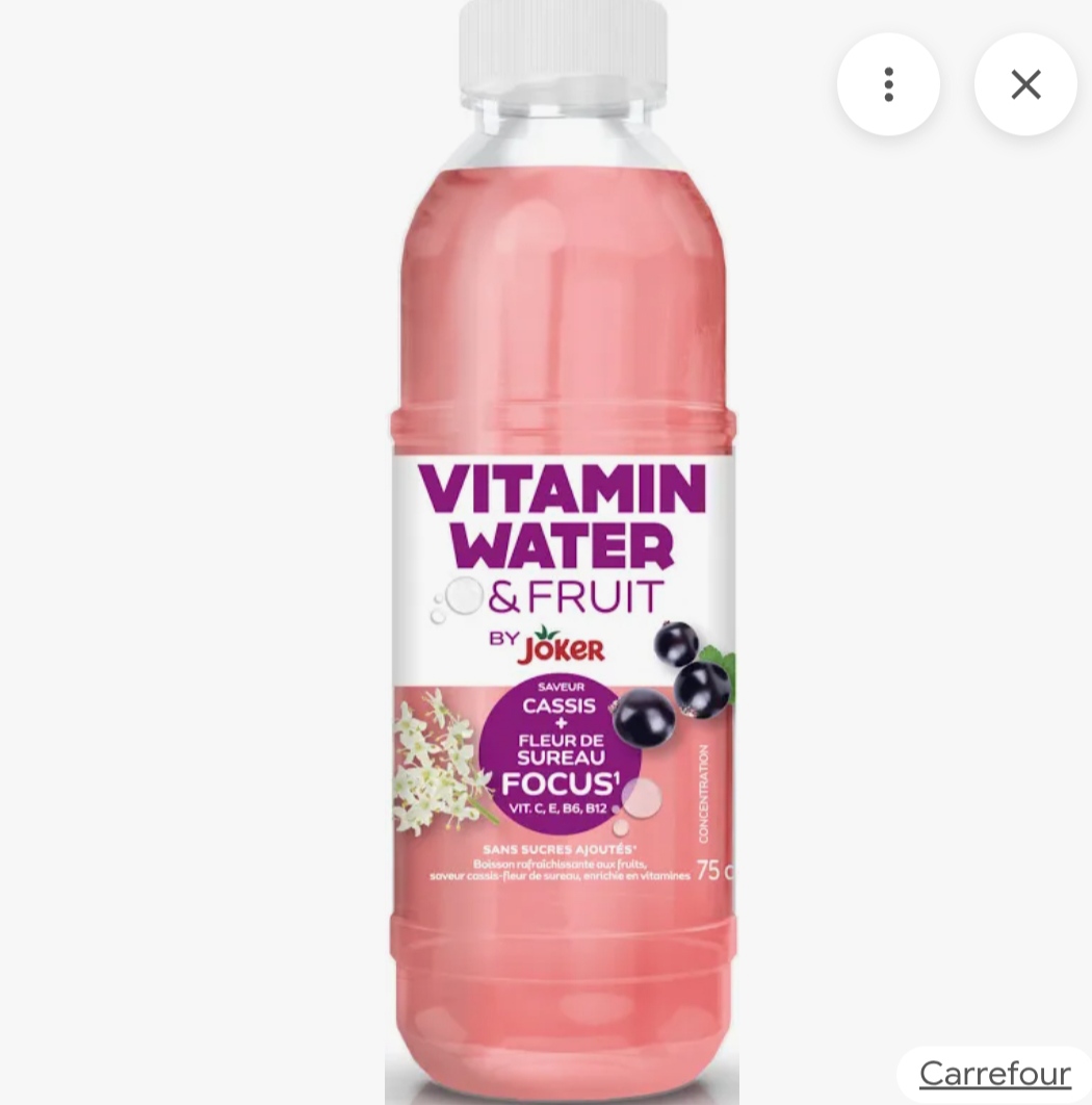 Vitamine water joker | Communauté Ma Communaute Carrefour