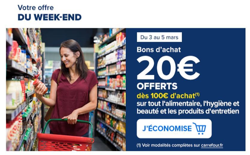 €100 Carrefour France