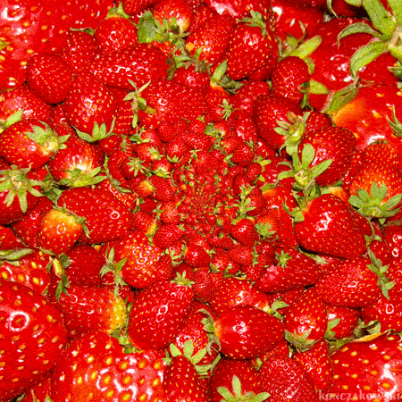 Sirop queues de fraises