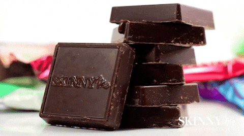 Chocolat noir et bon pour la santé à manger avec modération