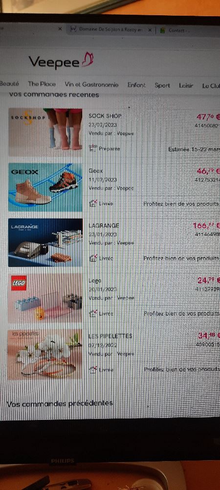 Achats sur Veepee Communauté Veepee