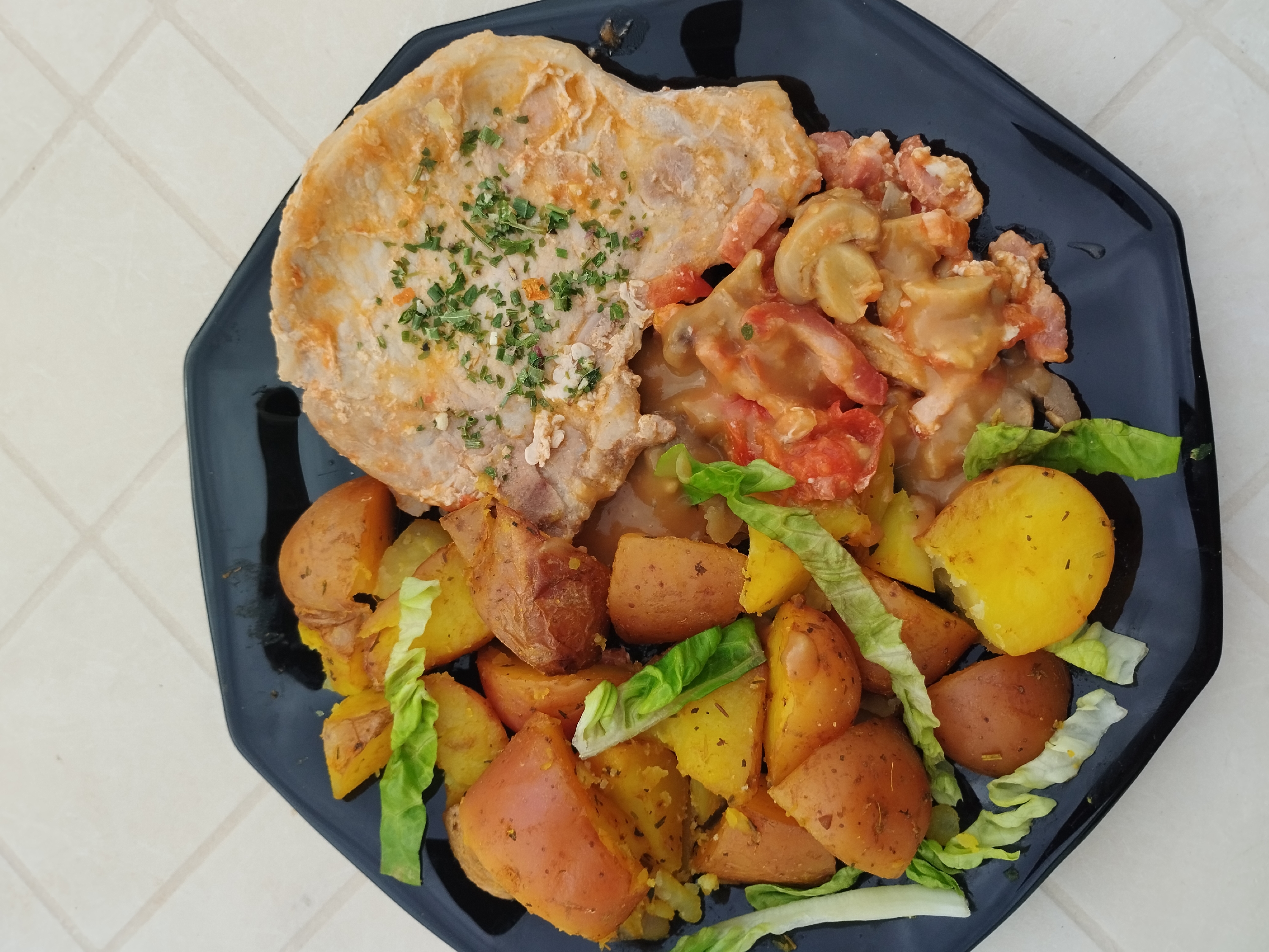 Côtes de porc aux pommes de terre Communauté Ma Communaute Carrefour