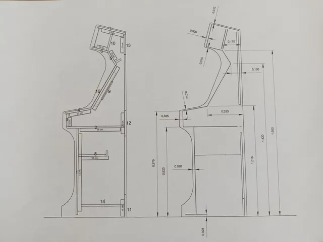 Vendo maquina arcade bartop 2 jugadores de segunda mano
